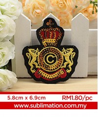 067 Embroidery Sticker